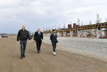 Prezident İlham Əliyev və Birinci xanım Mehriban Əliyeva Ağdam Muğam Mərkəzinin təməlini qoyublar (YENİLƏNİB) (FOTO/VİDEO)