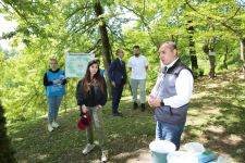 Leyla Əliyeva Ulu Öndərin 100 illiyinə həsr edilən ekoloji aksiyalarda iştirak edib (FOTO)