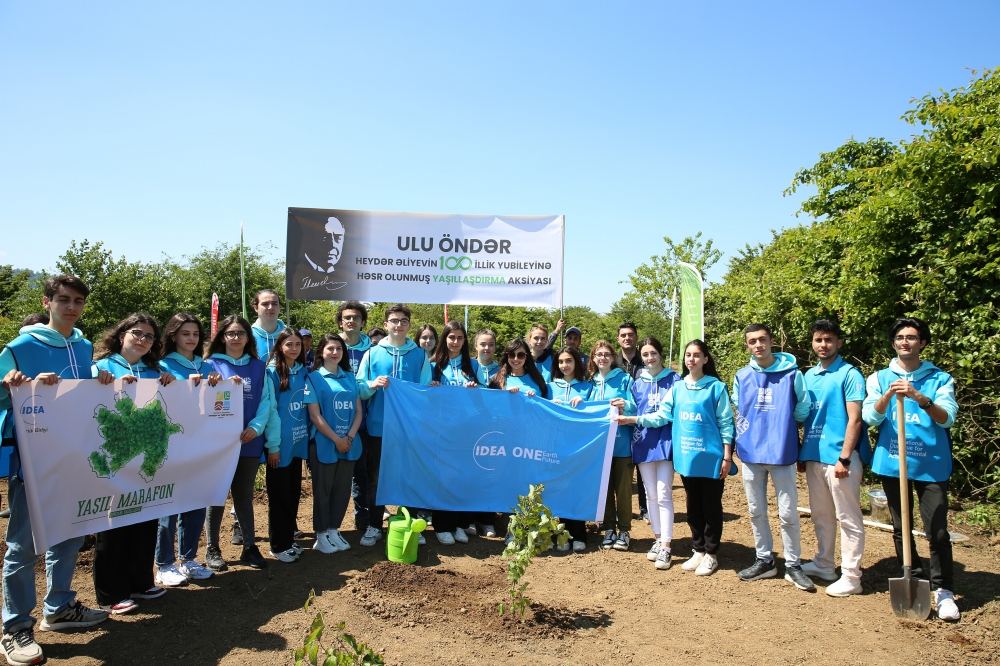 Leyla Əliyeva Ulu Öndərin 100 illiyinə həsr edilən ekoloji aksiyalarda iştirak edib (FOTO)