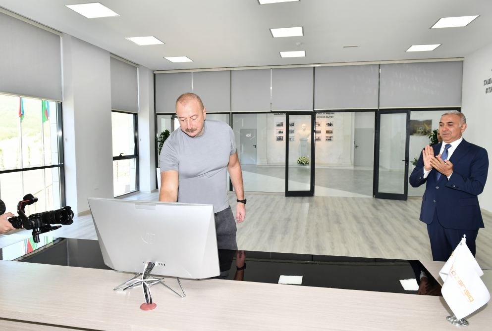 Prezident İlham Əliyev Rəqəmsal İdarəetmə Mərkəzinin açılışını edib (FOTO/VİDEO) (YENİLƏNİB)