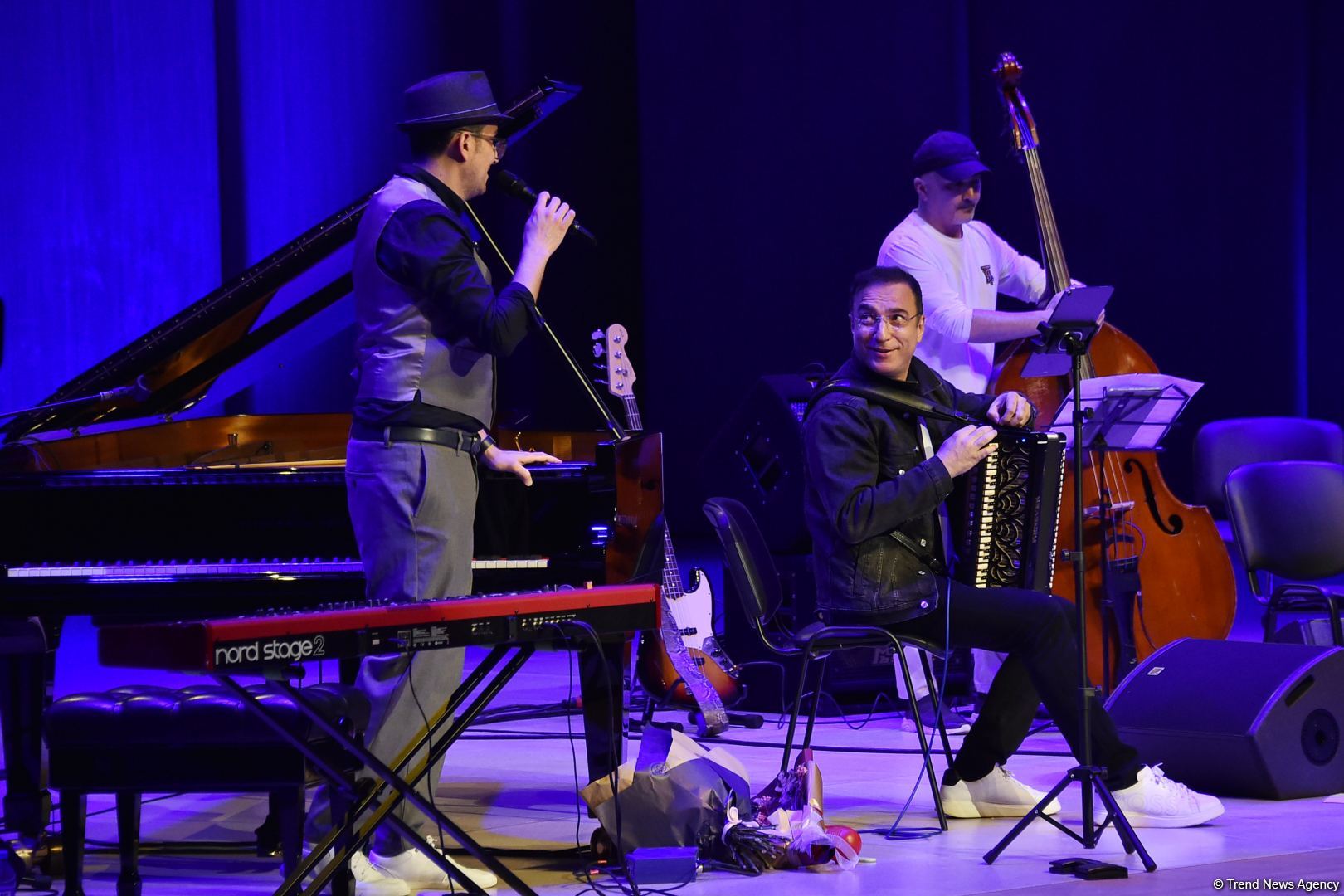 Heydər Əliyev Mərkəzində Azərbaycan, ABŞ və Kuba musiqiçilərinin iştirakı ilə heyrətamiz Caz günü keçirilib (FOTO)