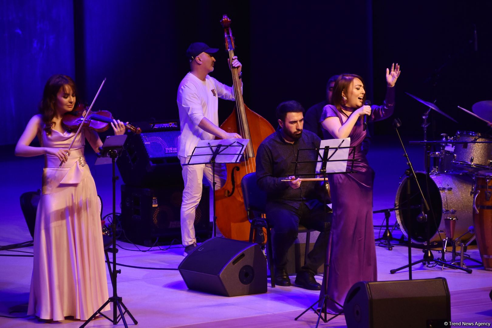 Heydər Əliyev Mərkəzində Azərbaycan, ABŞ və Kuba musiqiçilərinin iştirakı ilə heyrətamiz Caz günü keçirilib (FOTO)