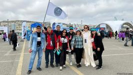 "Bakı Marafonu 2023"ün azarkeş zonasında bayram ab-havası hökm sürür - tamaşaçı (FOTO)