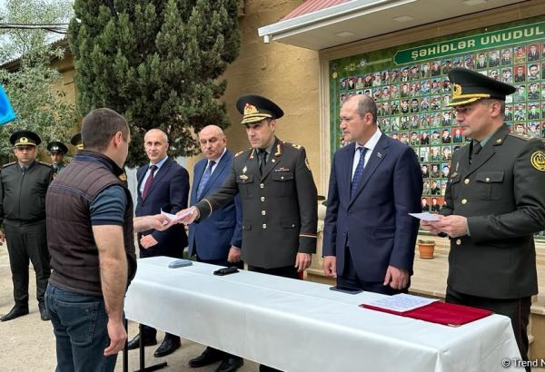 Əfv sərəncamı 9 saylı cəzaçəkmə müəssisəsində 8 nəfərə şamil edilib (FOTO)