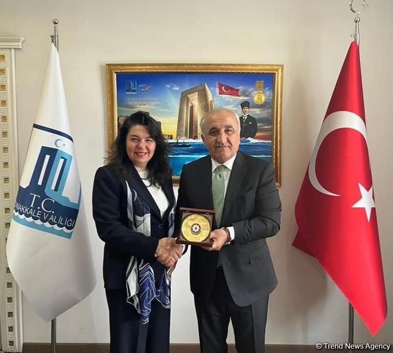 Azərbaycan nümayəndə heyəti Çanaqqaladadır (FOTO)