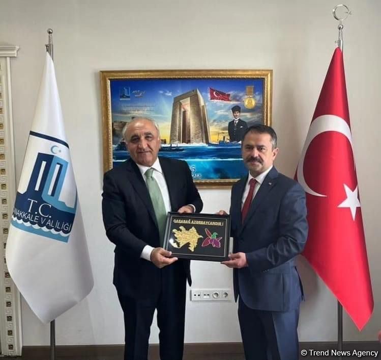 Azərbaycan nümayəndə heyəti Çanaqqaladadır (FOTO)