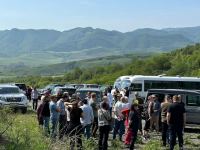 İsveçin beynəlxalq səyahətçiləri Azıx mağarasında (FOTO)