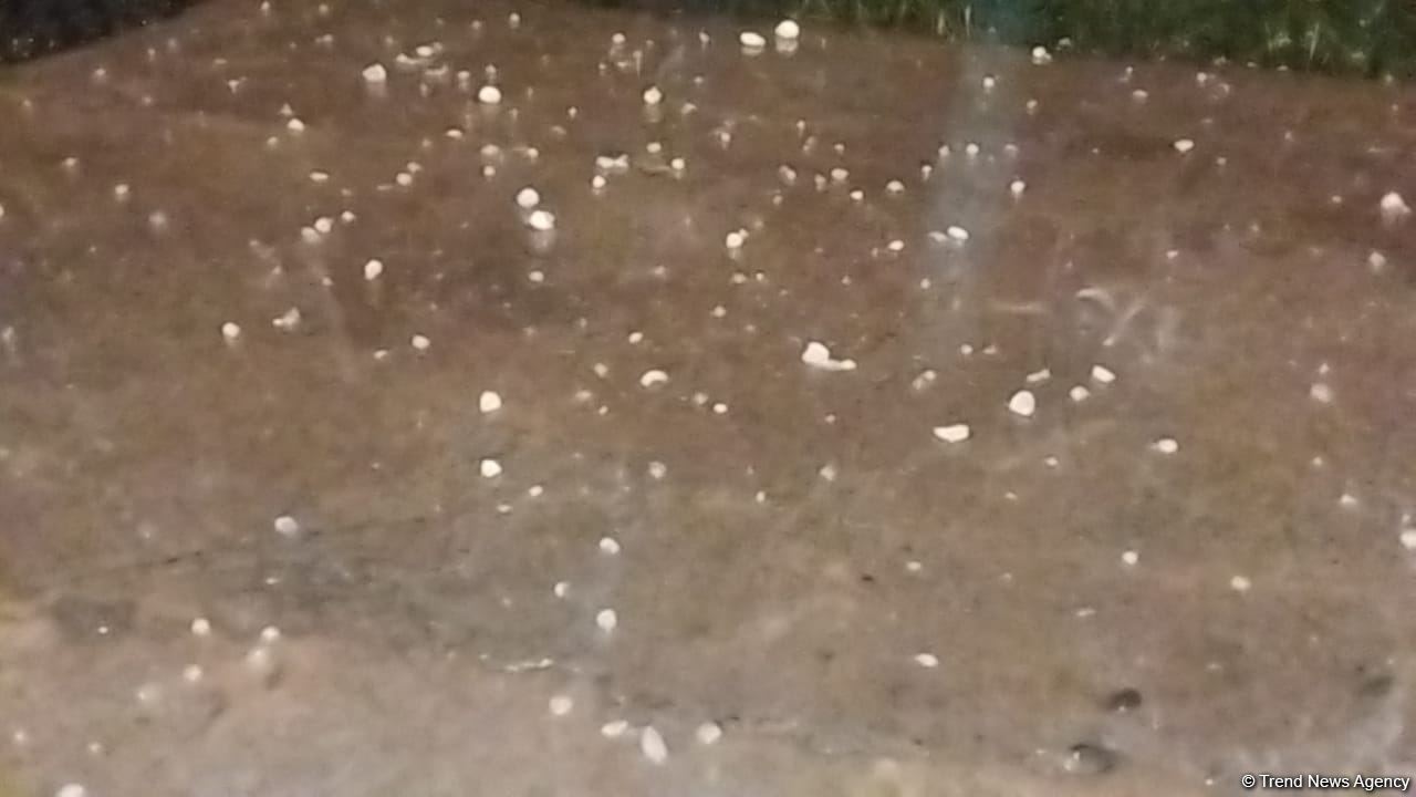 Ağdama dolu yağıb (FOTO/VİDEO)