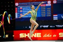 Bakıda bədii gimnastika üzrə 39-cu Avropa çempionatı yarışlarının üçüncü gününə start verilib (FOTO)