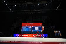 Bakıda bədii gimnastika üzrə 39-cu Avropa çempionatı yarışlarının üçüncü gününə start verilib (FOTO)
