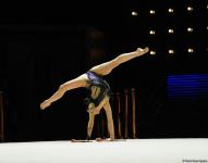 Bakıda bədii gimnastika üzrə 39-cu Avropa çempionatı yarışlarının üçüncü gününə start verilib (FOTO)