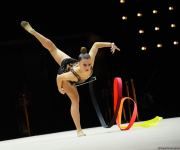 Bakıda bədii gimnastika üzrə 39-cu Avropa çempionatı yarışlarının üçüncü gününə start verilib (FOTO)