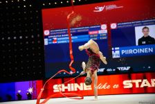 Bakıda bədii gimnastika üzrə 39-cu Avropa çempionatı yarışlarının üçüncü gününə start verilib (FOTO)