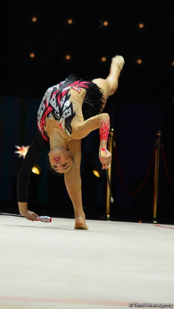 Bakıda bədii gimnastika üzrə 39-cu Avropa çempionatı yarışlarının üçüncü gününə start verilib (FOTO)