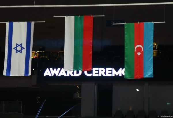 Bakıda bədii gimnastika üzrə Avropa çempionatının qalibləri mükafatlandırılıb (FOTO)