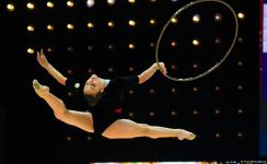 Bədii gimnastika üzrə Avropa çempionatının fərdi çoxnövçülük proqramı üzrə finalının ən gözəl anları (FOTO)