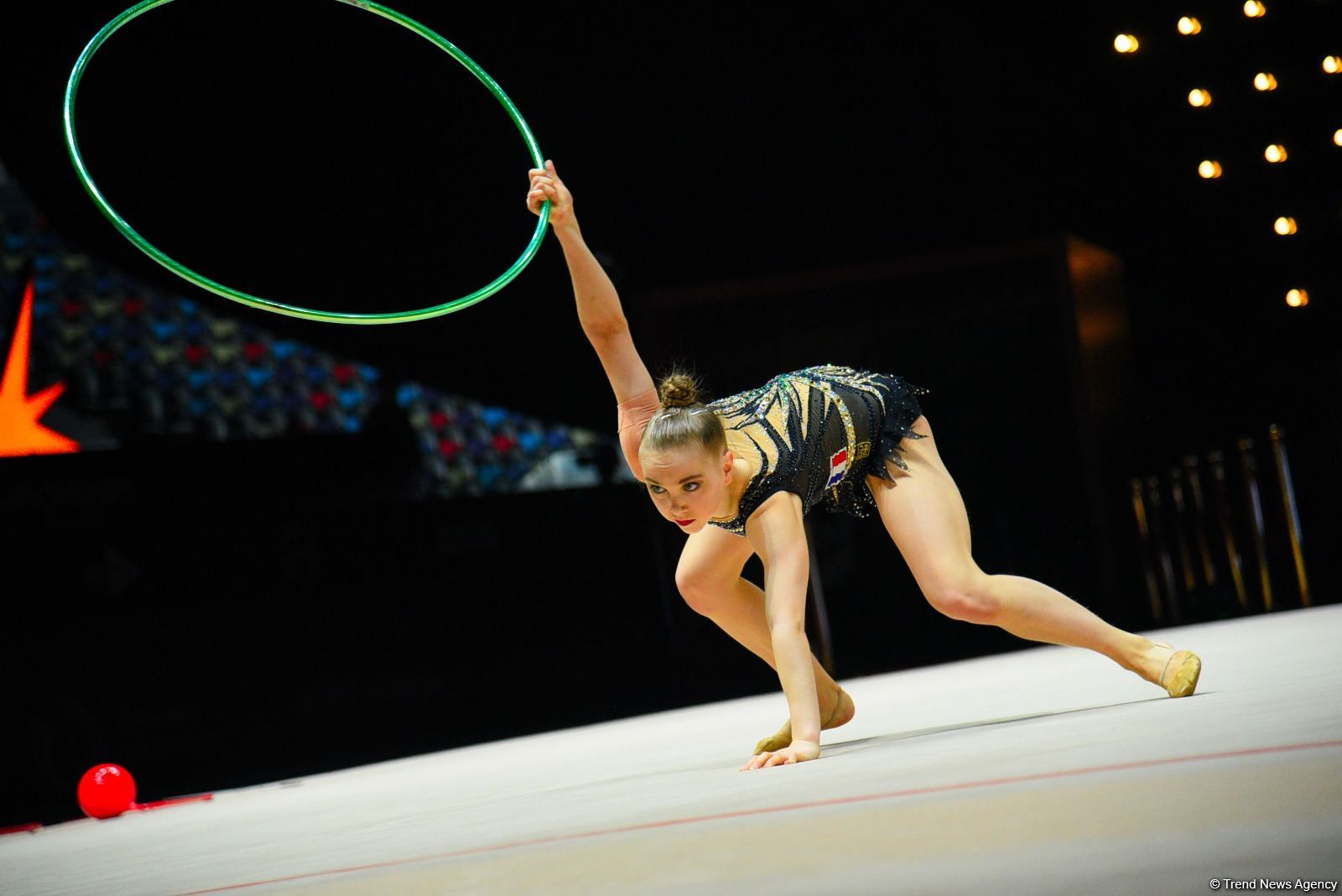 Bədii gimnastika üzrə Avropa çempionatının fərdi çoxnövçülük proqramı üzrə finalının ən gözəl anları (FOTO)