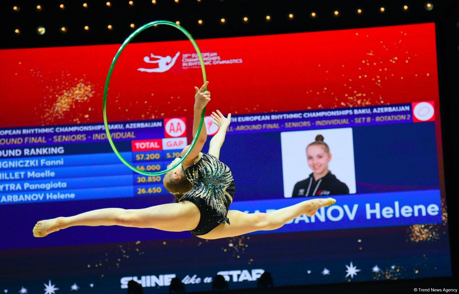 Bədii gimnastika üzrə Avropa çempionatının fərdi çoxnövçülük proqramı üzrə finalının ən gözəl anları (FOTO)