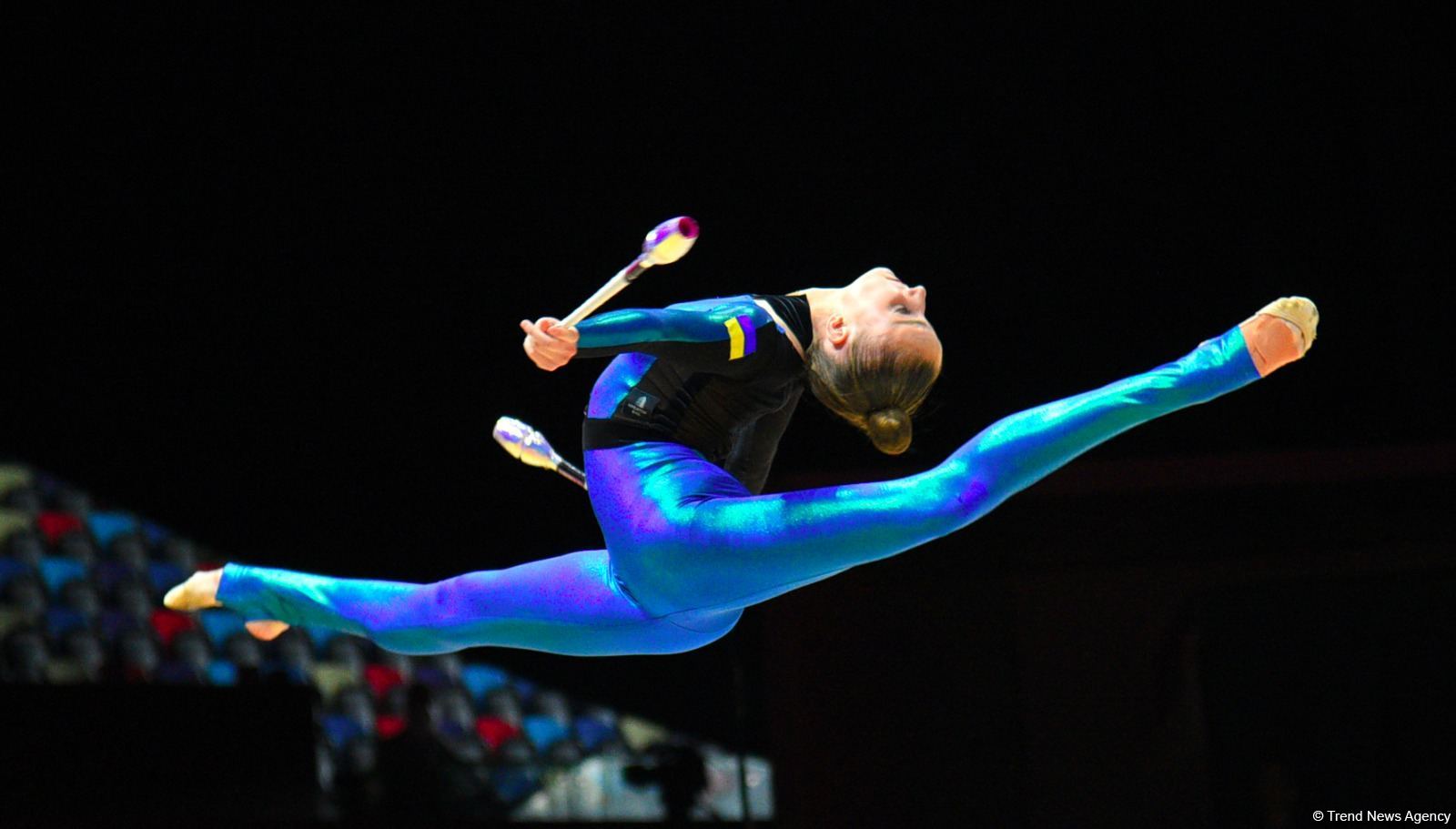 Bədii gimnastika üzrə Avropa çempionatının fərdi çoxnövçülük proqramı üzrə finalının ən gözəl anları (FOTO)