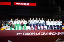 Qrup hərəkətləri üzrə komandalar arasında Avropa çempionatının qalibləri mükafatlandırılıb (FOTO)