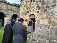 Azərbaycandakı xristian və yəhudi icmalarının rəhbərləri və üzvləri Xudavəng monastr kompleksini ziyarət ediblər (FOTO)