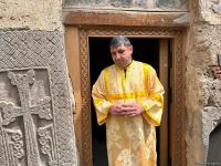 Azərbaycandakı xristian və yəhudi icmalarının rəhbərləri və üzvləri Xudavəng monastr kompleksini ziyarət ediblər (FOTO)