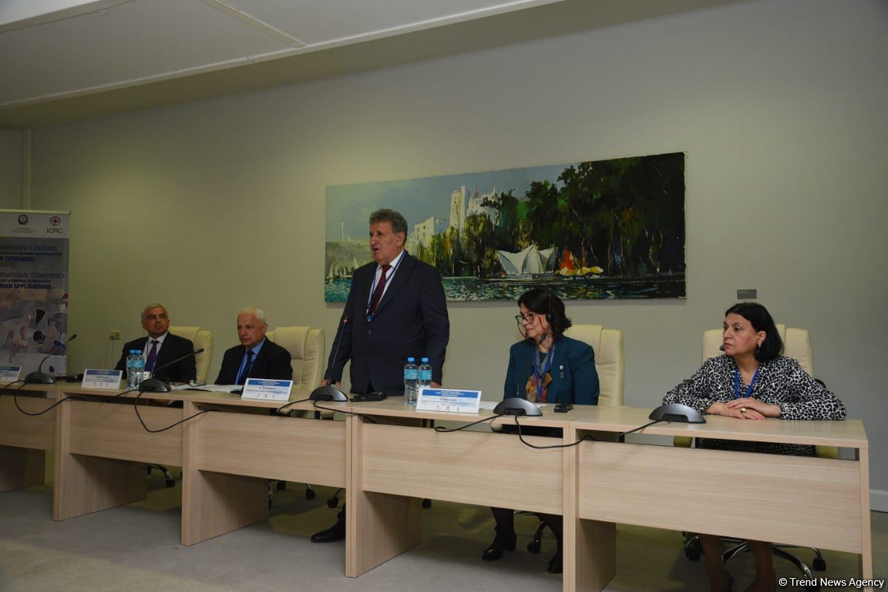 Bakıda I Qarabağ müharibəsində itkin düşənlərlə bağlı beynəlxalq konfrans keçirilir (FOTO)