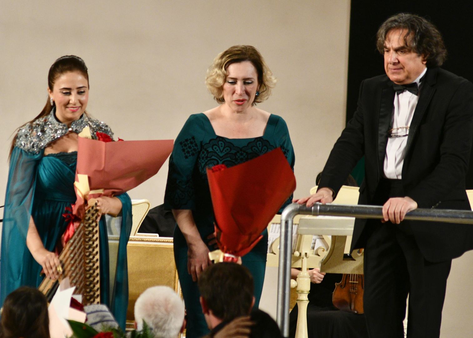 Filarmoniyada Ümummili Lider Heydər Əliyevin 100 illiyinə həsr olunmuş konsert təşkil olunub (FOTO)