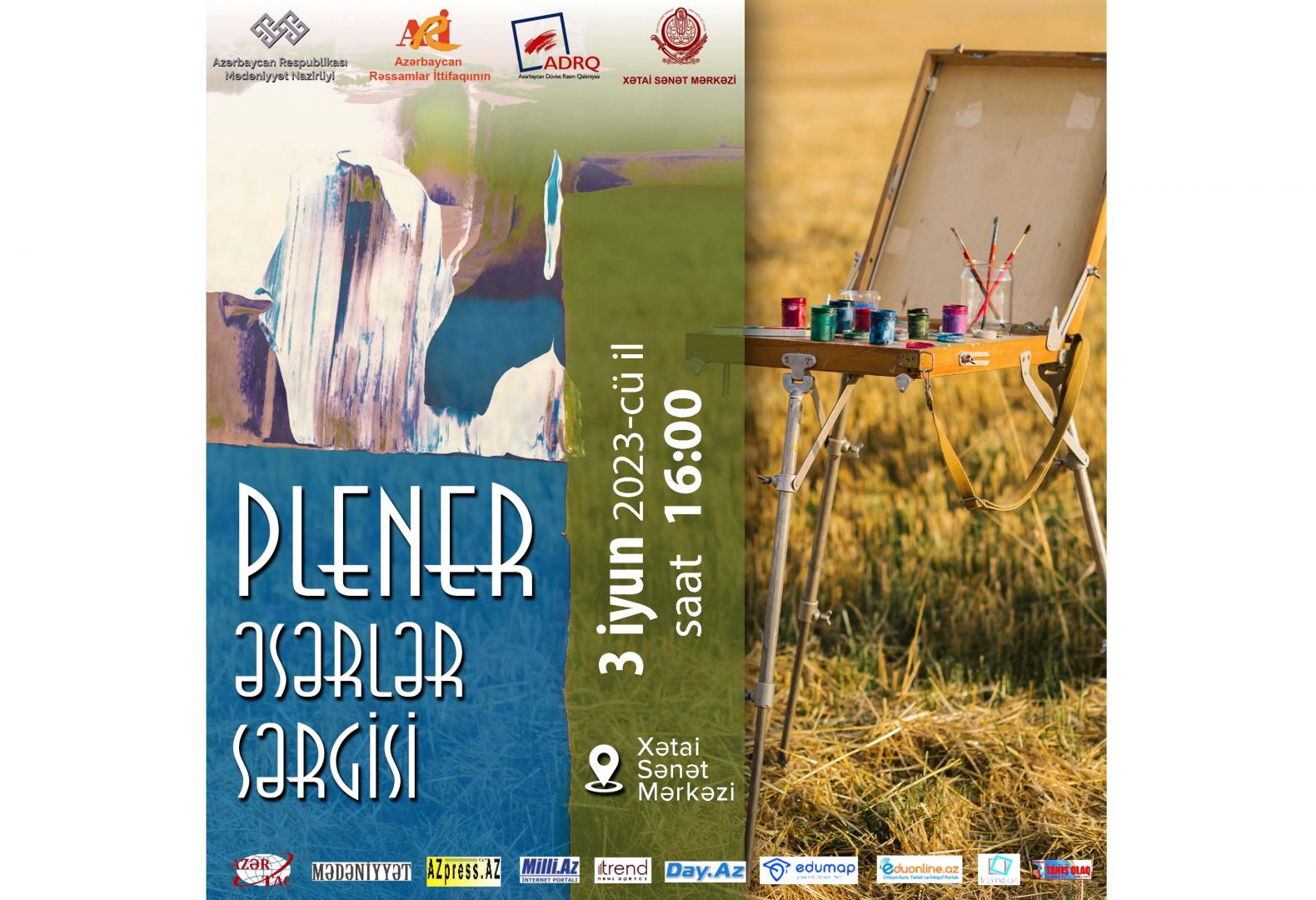 “Plener əsərlər sərgisi” Xətai Sənət Mərkəzində açılacaq