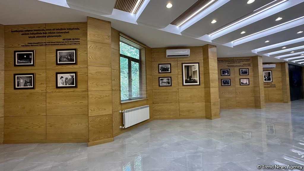 Bakı Dövlət Universitetində Ümummilli Lider Heydər Əliyevin 100 illik yubileyinə həsr olunmuş tədbir keçirilir (FOTO)