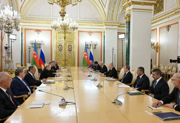 Moskvada Prezident İlham Əliyevin Prezident Vladimir Putinlə görüşü olub (FOTO/VİDEO) (YENİLƏNİB-2)