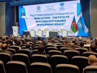 Ağdamda 2-ci beynəlxalq humanitar minatəmizləmə konfransına start verilib (FOTO)