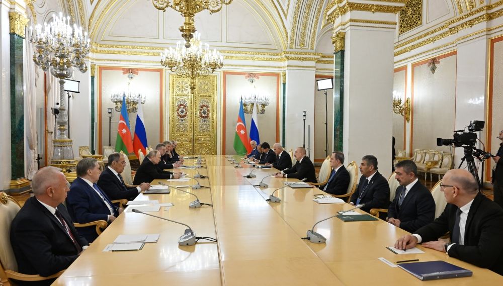 Moskvada Prezident İlham Əliyevin Prezident Vladimir Putinlə görüşü olub (FOTO/VİDEO) (YENİLƏNİB-2)