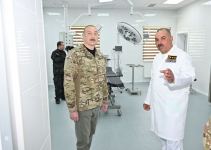 Prezident İlham Əliyev Kəlbəcərdə Hərbi hospitalın açılışında iştirak edib (YENİLƏNİB) (FOTO/VİDEO)