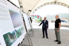 Prezident İlham Əliyev Kəlbəcər şəhərində məktəb binasının təməlini qoyub (YENİLƏNİB) (FOTO/VİDEO)