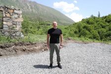 Prezident İlham Əliyev Kəlbəcər rayonunun Zallar kəndinin təməlini qoyub (YENİLƏNİB) (FOTO/VİDEO)