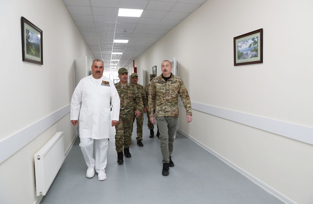 Prezident İlham Əliyev Kəlbəcərdə Hərbi hospitalın açılışında iştirak edib (YENİLƏNİB) (FOTO/VİDEO)