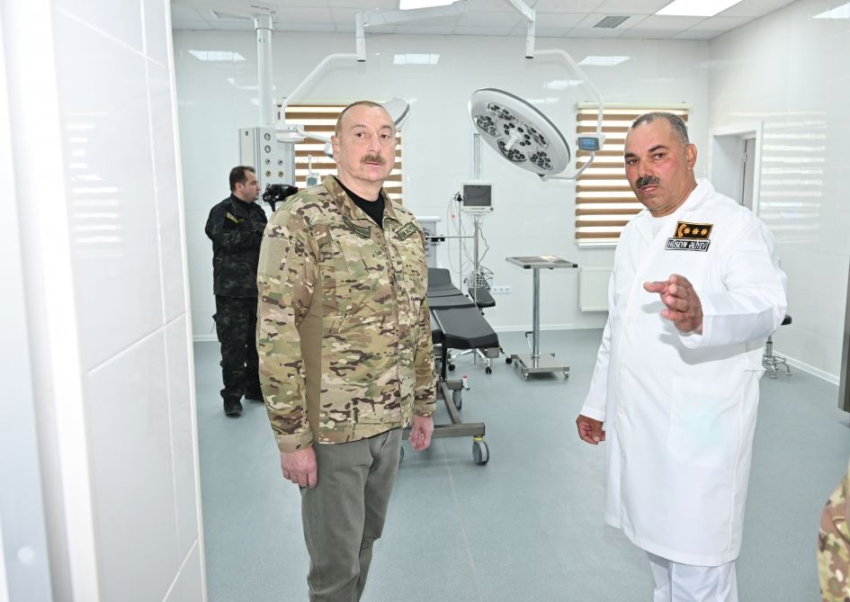 Prezident İlham Əliyev Kəlbəcərdə Hərbi hospitalın açılışında iştirak edib (YENİLƏNİB) (FOTO/VİDEO)
