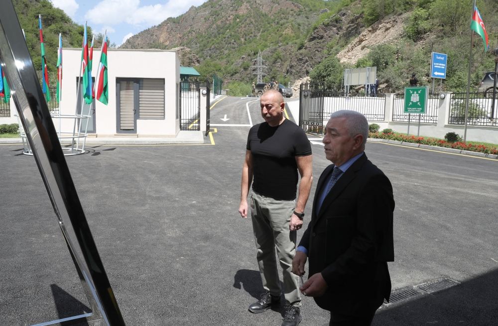 Prezident İlham Əliyev Kəlbəcər rayonunda “Meydan” Kiçik Su Elektrik Stansiyasının açılışını edib (YENİLƏNİB) (FOTO/VİDEO)