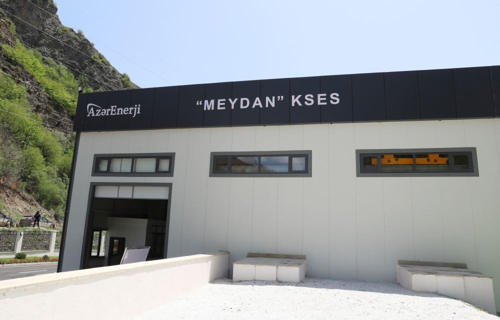 Prezident İlham Əliyev Kəlbəcər rayonunda “Meydan” Kiçik Su Elektrik Stansiyasının açılışını edib (YENİLƏNİB) (FOTO/VİDEO)