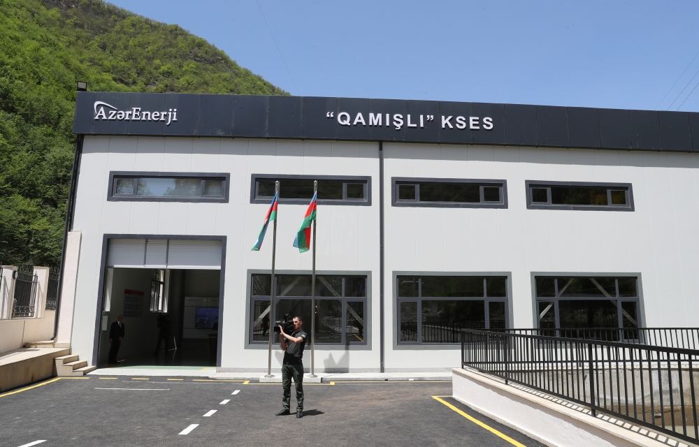 Prezident İlham Əliyev Kəlbəcər rayonunda “Qamışlı” Kiçik Su Elektrik Stansiyasının açılışında iştirak edib (YENİLƏNİB) (FOTO/VİDEO)