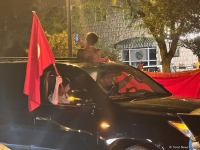 Bakıda Atatürk parkında Ərdoğana dəstək yürüyüşü keçirilib (FOTO/VİDEO)