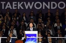 Prezident İlham Əliyev və Birinci xanım Mehriban Əliyeva Bakıda taekvondo üzrə 26-cı dünya çempionatının açılış mərasimində iştirak ediblər (YENİLƏNİB) (FOTO/VİDEO)