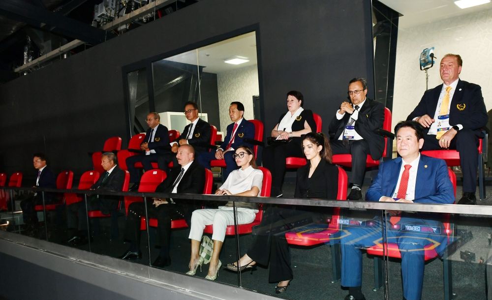 Prezident İlham Əliyev və Birinci xanım Mehriban Əliyeva Bakıda taekvondo üzrə 26-cı dünya çempionatının açılış mərasimində iştirak ediblər (YENİLƏNİB) (FOTO/VİDEO)