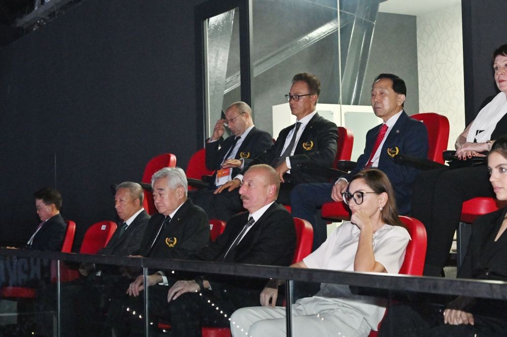 Prezident İlham Əliyev və Birinci xanım Mehriban Əliyeva Bakıda taekvondo üzrə 26-cı dünya çempionatının açılış mərasimində iştirak ediblər (YENİLƏNİB) (FOTO/VİDEO)