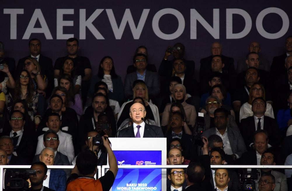 Prezident İlham Əliyev və Birinci xanım Mehriban Əliyeva Bakıda taekvondo üzrə 26-cı dünya çempionatının açılış mərasimində iştirak ediblər (YENİLƏNİB) (FOTO/VİDEO)