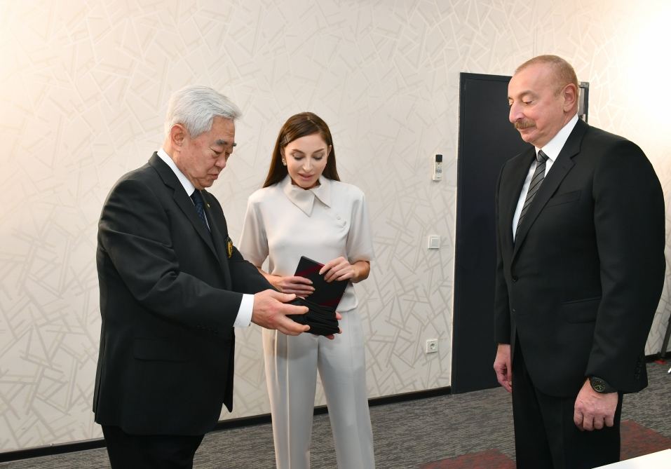 Prezident İlham Əliyev və Birinci xanım Mehriban Əliyeva Bakıda taekvondo üzrə 26-cı dünya çempionatının açılış mərasimində iştirak ediblər (YENİLƏNİB) (FOTO/VİDEO)