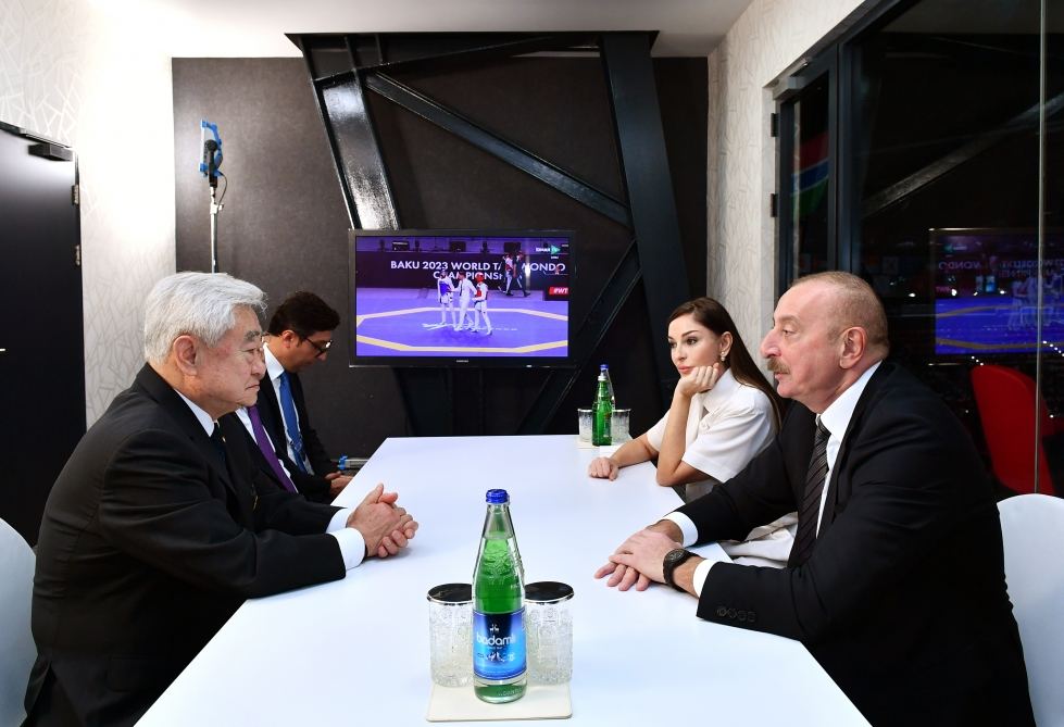 Prezident İlham Əliyev və Birinci xanım Mehriban Əliyeva Bakıda taekvondo üzrə 26-cı dünya çempionatının açılış mərasimində iştirak ediblər (YENİLƏNİB) (FOTO/VİDEO)