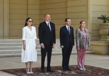 İsrail Prezidenti İsxak Hersoqun rəsmi qarşılanma mərasimi olub (FOTO)