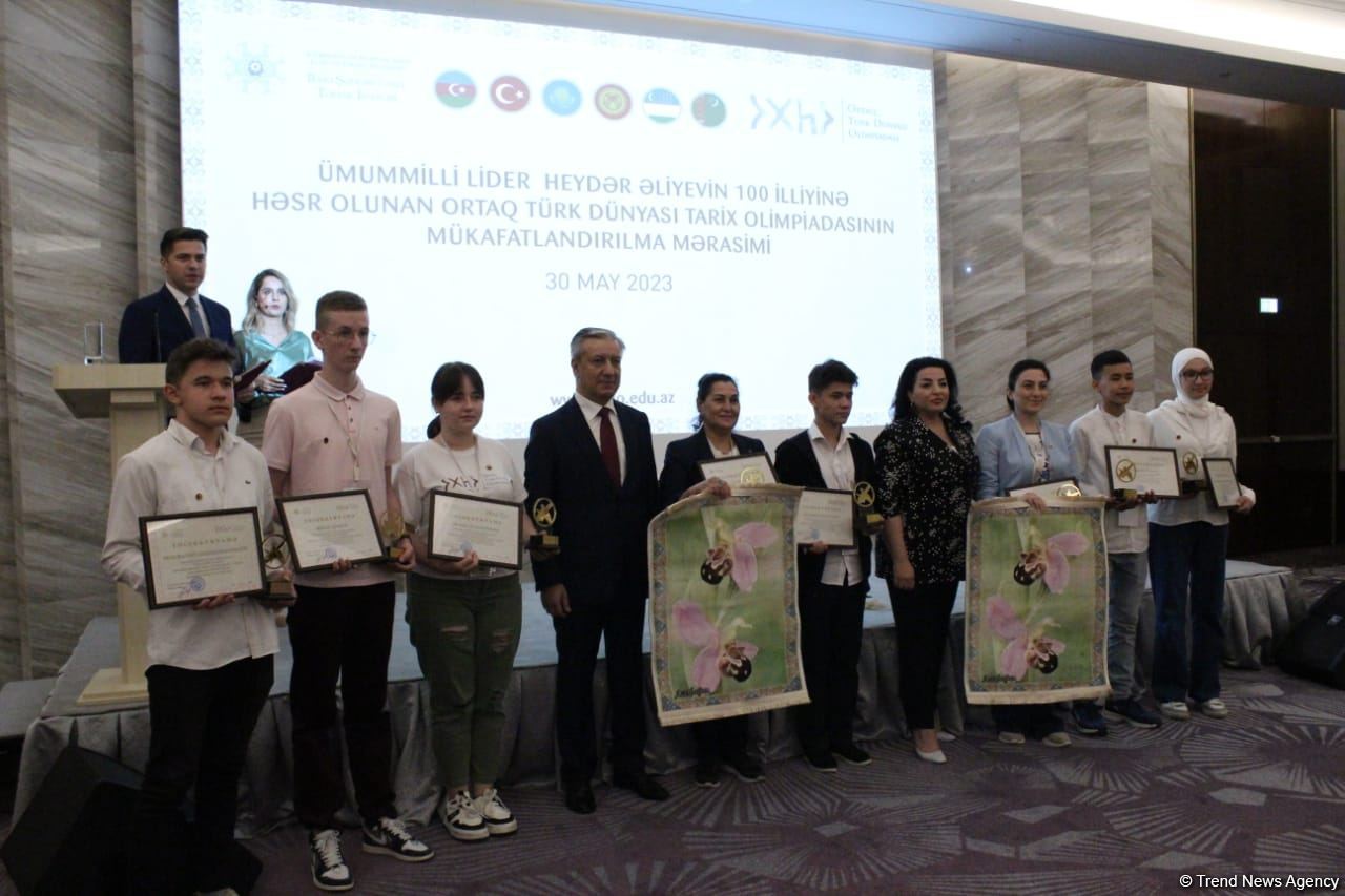 “Heydər Əliyev İli”nə həsr olunmuş Ortaq Türk Dünyası Olimpiadası qaliblərinin mükafatlandırılma mərasimi keçirilib (FOTO)